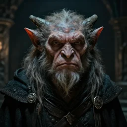 cinematic shot epic portrait a kobold in a dungeon, hyper realistic, mood lighting, fantasy, detailed face, highly detailed