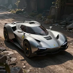 a concept art of a ferrari scifi tank, inspirated by a ferrari, artstation