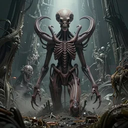 HYPER REALISTIC VFX SIMULATION of one of H.R GIGER'S works