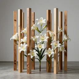 light lily installation by chris wood, caustics, 4 k photo, featured on behance