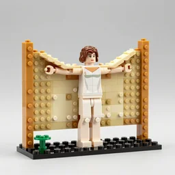 the vitruvian man lego set
