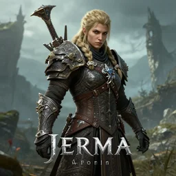 Jerma Skyrim cover art, screenshot from Skyrim, Jerma985, gaming, detailed, 4K