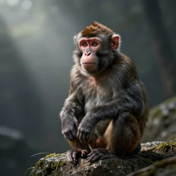a monkey, digital art, artstation, greg rutkowski