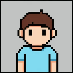 person, 8 bit, pixel art, nes game
