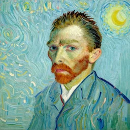 portrait of Vincent Van Gogh by Raja Ravi Varma