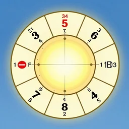 sun in the opposite degree