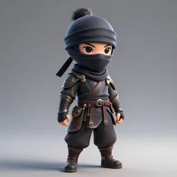 a beautiful fullbody portrait of a cute male ninja by fenghua zhong. artstation, pinterest, ambient occlusion, volumetric light, digital art, highly detailed, fine detail, complex fantasy character, rendered in octane