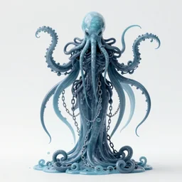 screenshot of an end game boss that is a chained up ethereal obsidian ghostly wraith like figure with a squid like parasite latched onto its head and long tentacle arms that flow lazily but gracefully at its sides like a cloak while it floats around a empty frozen chamber with rats as its only companions as the player walks in to battle, this character has hydrokinesis and electrokinesis for silent hill video game and inspired by the resident evil game franchise and vecna from stranger things