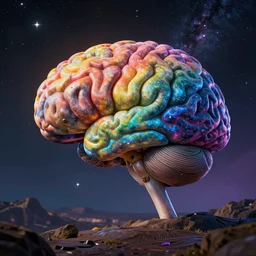 rainbow cosmic brain