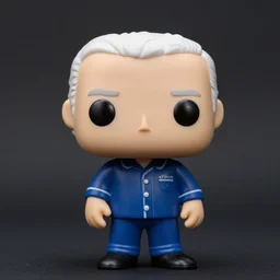“joe Biden wearing pajamas” Funko Pop, figurine, 24mm lens, high resolution 8k, studio lighting