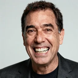 Jerry Seinfeld with lots of scary looking realistic sharp pointy teeth, highly detailed movie still