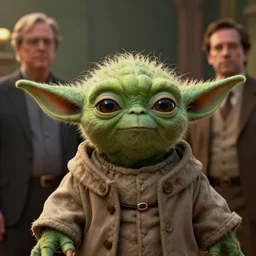 a green danny devito!! with yoda ears greg rutkowski and jason chan highly detailed, cinematic lighting, octane render, unreal engine lumen, very coherent. cinematic, hyper realism, high detail, octane render, 8 k