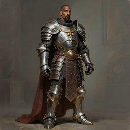 snoop dogg as a paladin, short beard, grumpy, plate armor, Ivan Aivakovsky, Boris Vallejo, epic fantasy character art, D&D Concept Art, full length, Realistic, Regal, Refined, Detailed Digital Art, Oil Paining, Exquisite detail, post-processing, masterpiece, Cinematic Lighting, Unreal Engine, 8k, HD,