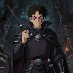 an undead necromancer / knight with eyes that spiral in the style of studio ghibli in the style of junji ito trending on artstation deviantart pinterest furaffinity detailed realistic hd 8 k high resolution