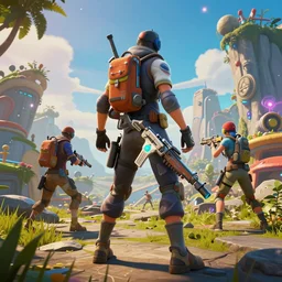 fortnite if it was a good game, realistic 4 k octane beautifully detailed render, 4 k post - processing, highly detailed, intricate complexity, epic composition, magical atmosphere, cinematic lighting, masterpiece, ultra hd