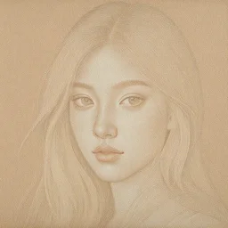 intricate delicate portrait painting