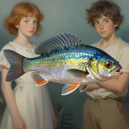 beautiful fish, highly detailed, digital painting, artstation, sharp focus, illustration, art by tan zi and ayanamikodon and alphonse mucha and wlop