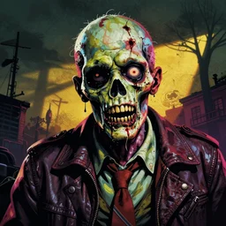 zombie pop art