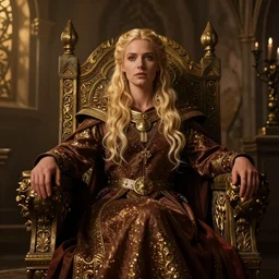 the elder scrolls vi, majestic, gracious regal blonde female nord jarl portrait, rustic throne room, mysterious atmospheric lighting, painted, intricate, volumetric lighting, beautiful, rich deep colours masterpiece, golden hour, golden ratio, sharp focus, ultra detailed by leesha hannigan, ross tran, thierry doizon, kai carpenter, ignacio fernandez rios