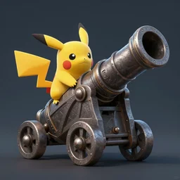 new pokemon inspired by a medieval cannon. award - winning digital art, design concept, detailed. trending on artstation.
