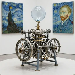 divine chaos engine by karol bak, vincent van gogh, and amano