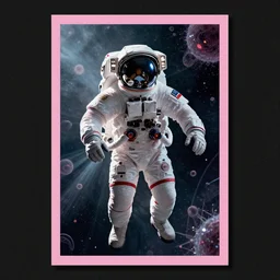 pink poster by craig mullins astronauts in futuristic dark and empty spaceship underwater. complex and hyperdetailed technical suit. mandelbulb fractal. reflection and dispersion materials. rays and dispersion of light. volumetric light. 5 0 mm, f / 3 2. noise film photo. flash photography. octane render. interstellar movie art