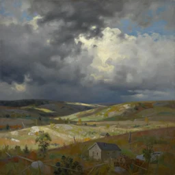 a painting by Pahl Hluchan