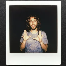 jurassic jesus, a flash polaroid from the eighties