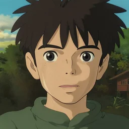 procedural human in the wild, long shot by studio ghibli and hubert robert, inspired by peter gric, epic, huge scale, beautiful fine face features, intricate high details, sharp, ultradetailed
