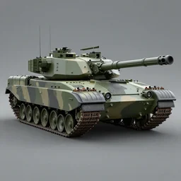 a realistic cg render of a Lada Military M1Abrams Crossover, 8k, Octane