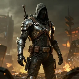 a bandit - raider psyker in the style of fallout / metro : 2 0 3 3 / mad - max trending on artstation deviantart pinterest detailed realistic high resolution hd 8 k