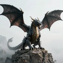 a fierce dragon by nick deligaris