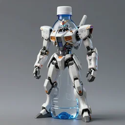 bottle of water, modern mecha by frank franzetta, biomechanical, 4 k, hyper detailed