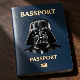 Photo of Darth Vader's passport