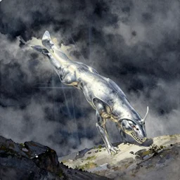 claymore, pinterest, artstation trending, behance, watercolor, by coby whitmore, silver, laser light,
