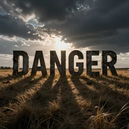 ambigram of the word danger