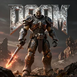 doom slayer from doom eternal, photography