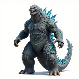 godzilla as a new street fighter character, screenshot, character select