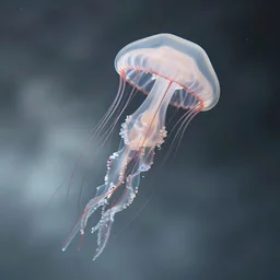 An angel jellyfish