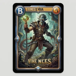 a fantasy trade card, masterpiece, cool, absurdly detailed