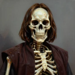 ultra realistic portrait painting of skeletor as obi - wan kenobi, art by frank frazetta, 4 k, ultra realistic, highly detailed, epic lighting