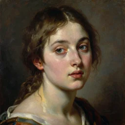 a young gorgeous woman!! oil painting by jan matejko, 2 1 st century, art, oil on canvas, wet - on - wet technique, pay attention to facial details, highly realistic, intricate detail, dynamic lighting, expressive emotions, intricate textures, illusionistic detail,