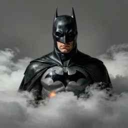 steve buscemi as batman, in clouds, portrait by greg hildebrandt, studio lighting, muted colors, by terry richardson, by frank frazetta, extreme detail, reflections, trending on artstation, 8 k