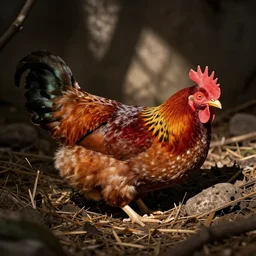 the funky chicken watches you as you sleep