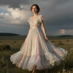 pale pastel dress