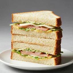 dagwood sandwich that's three feet tall, Michelin star, food photography