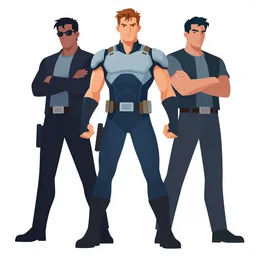 muscolar, cyber hero, art by rob liefeld, jim lee and travis charest, flat colors