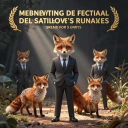 foxes in business suits