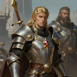 Arthas Menethil as a fantasy D&D paladin, portrait art by Donato Giancola and James Gurney, digital art, trending on artstation