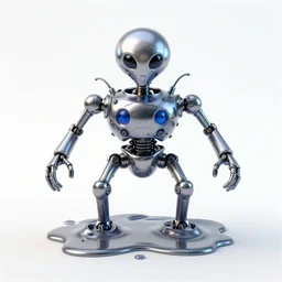 Ferrofluid, evil nanobot, organic liquid metal, alien bioweapon, generative technology